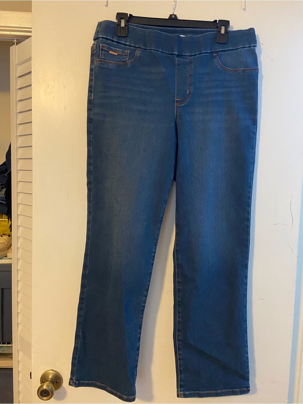 Nine West Women's Dark Blue Straight-Leg Jeans